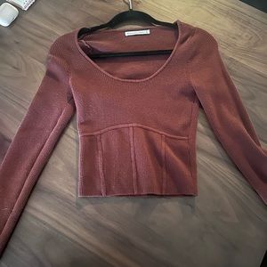 Abercrombie Corset Sweater